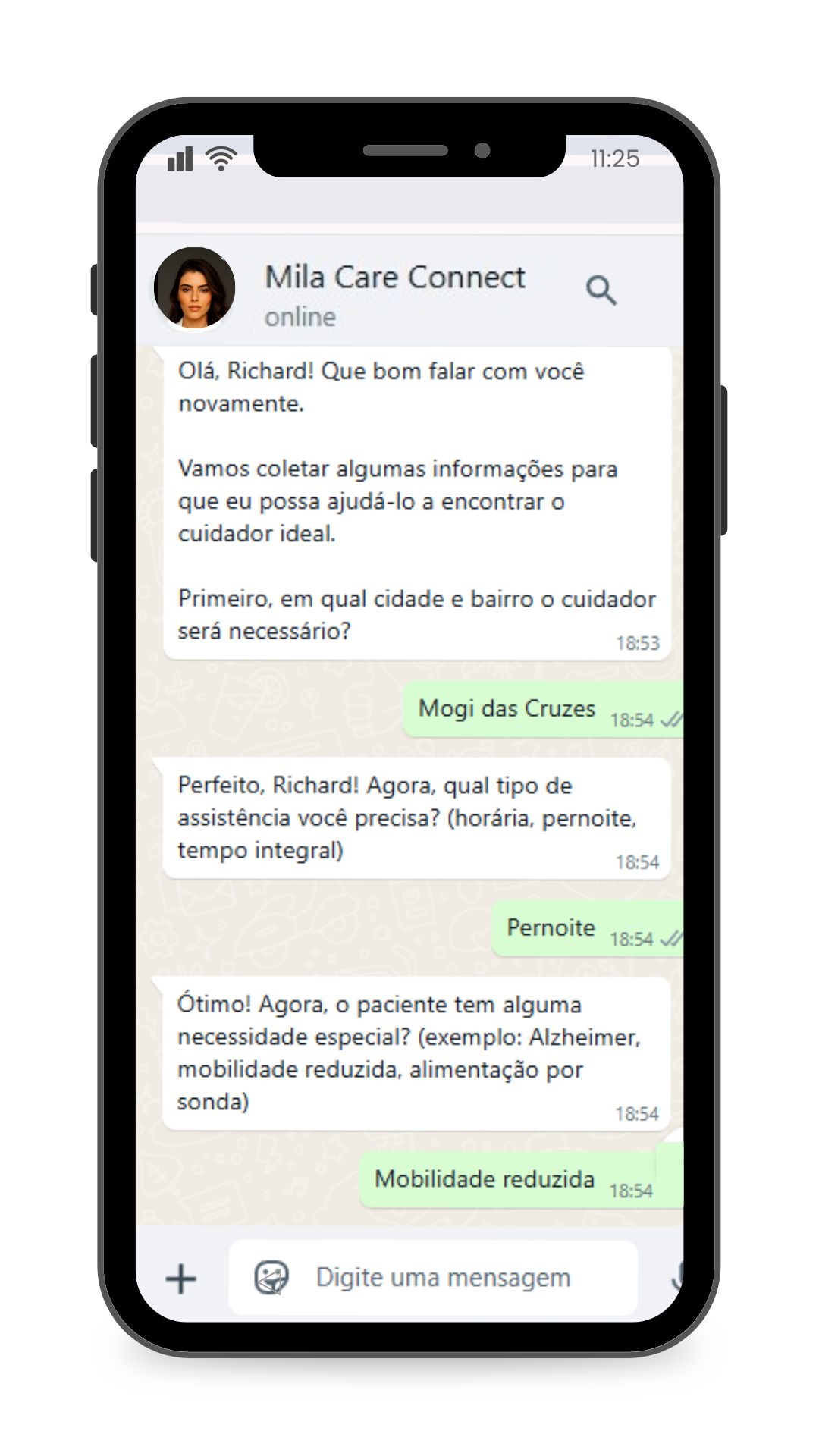 Assistente virtual Mila